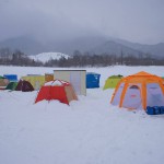 かなやま湖ワカサギ釣り