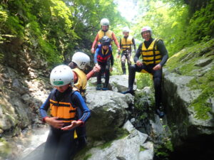 トナシベツ川キャニオニング